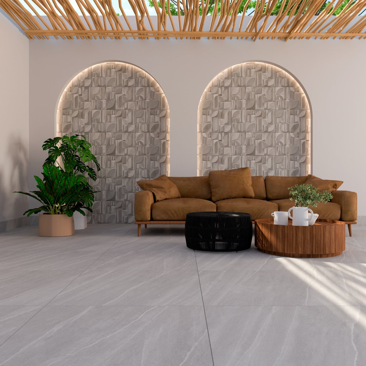 Piso Puglia Grigio 90x90 Ext - Bellacer