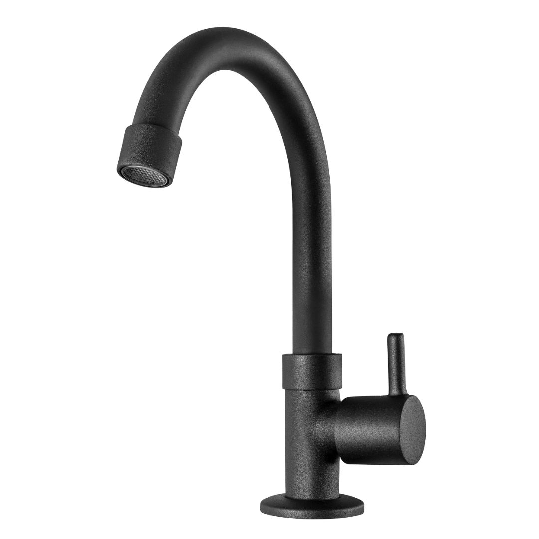 Torneira Lavatório Mesa 1195 1/2 BK-59 1/4 Volta Black - Kelly