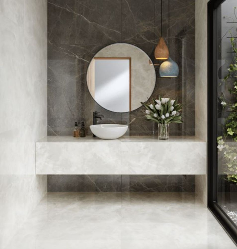 Porcelanato Olimpo White Cetim 90x90 Acetinado - Incesa