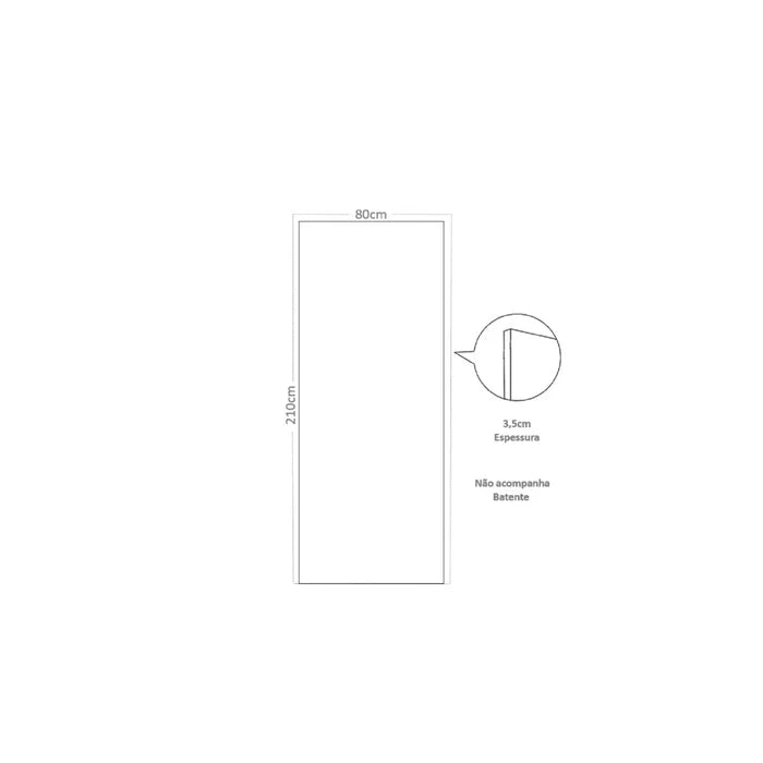 Porta Prancheta 210x80 Carvalho Quebec- Mgm
