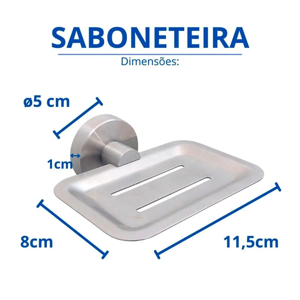 Porta Sabonete Inox SB-IN - FLVX