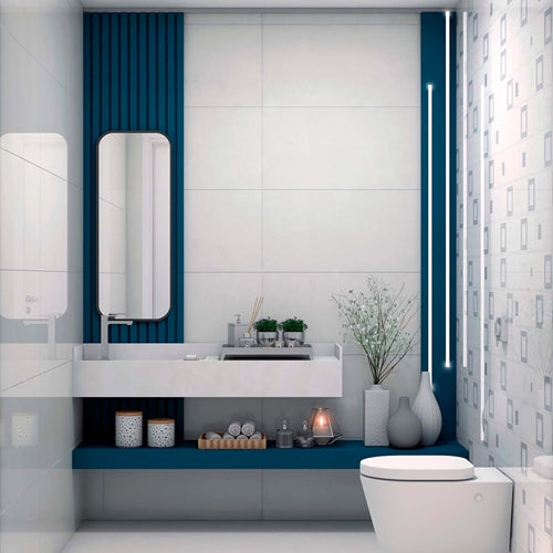 Piso 38x74 Decor Ggray Polido - Majopar