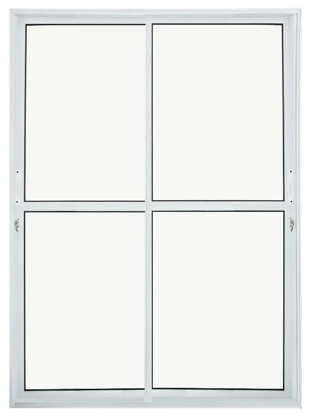 Porta Correr Alufort 210X160 2 Folhas Movel 3223.2 Com Fechadura - Vitralfer