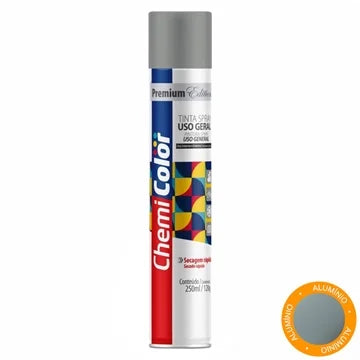 Tinta Spray Alumínio - Chemicolor
