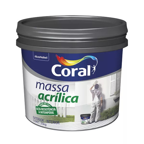 Massa Acrílica 25 KG - Coral