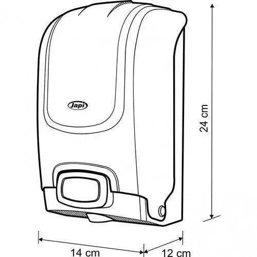 Porta Sabonete Liquido Branco HPSLR1 - Japi
