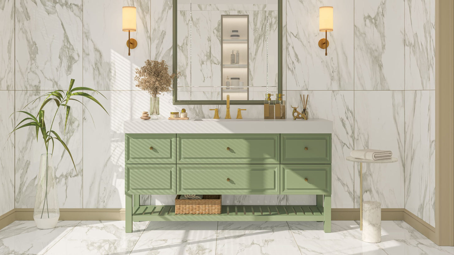 Piso 62X119 Eleganti Verdi Polido - Lume