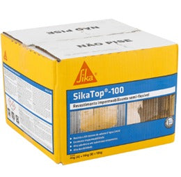 Argamassa Polimérica Impermeabilizante Top 100 18Kg Cinza - Sika