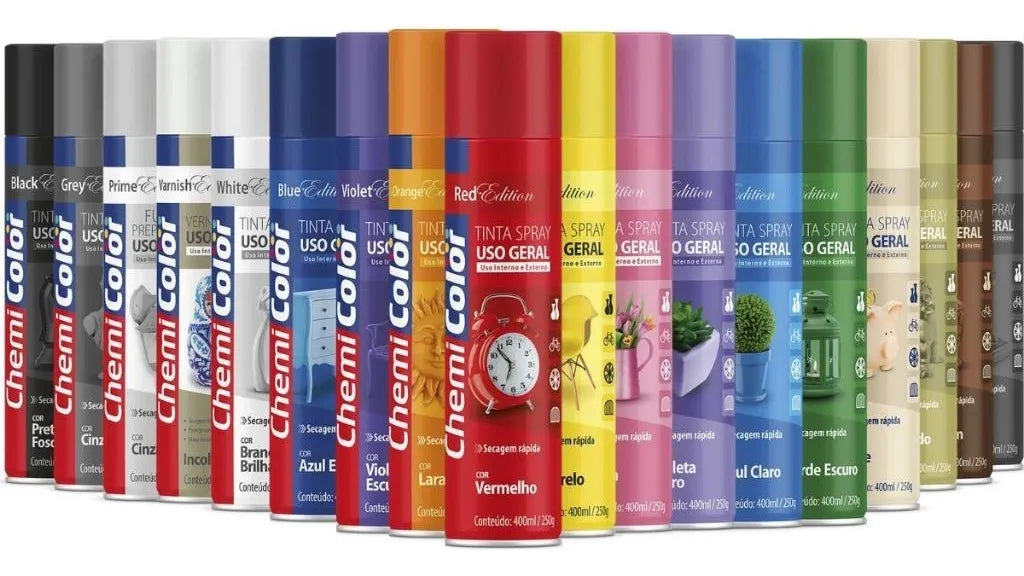 Tinta Spary Cinza Claro 250ML - Chemicolor