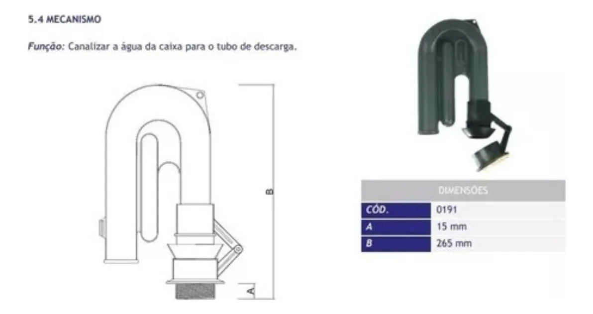 CAIXA DESCARGA SEM ENGATE 0606 - CIPLA