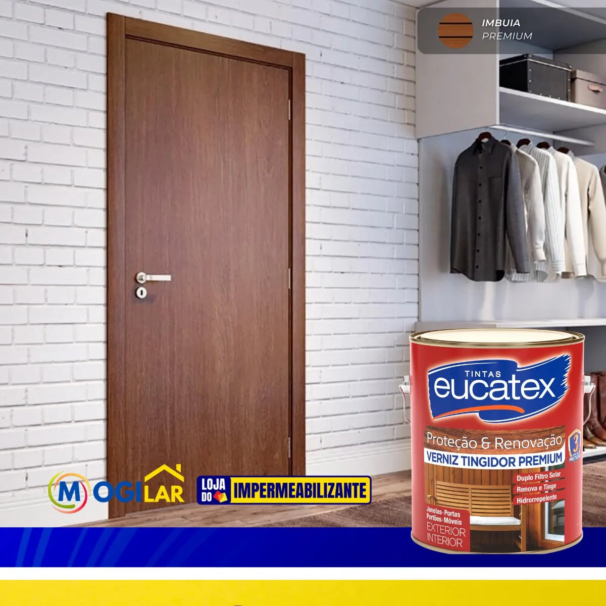 Verniz Tingidor Imbuia 1/4 - Eucatex