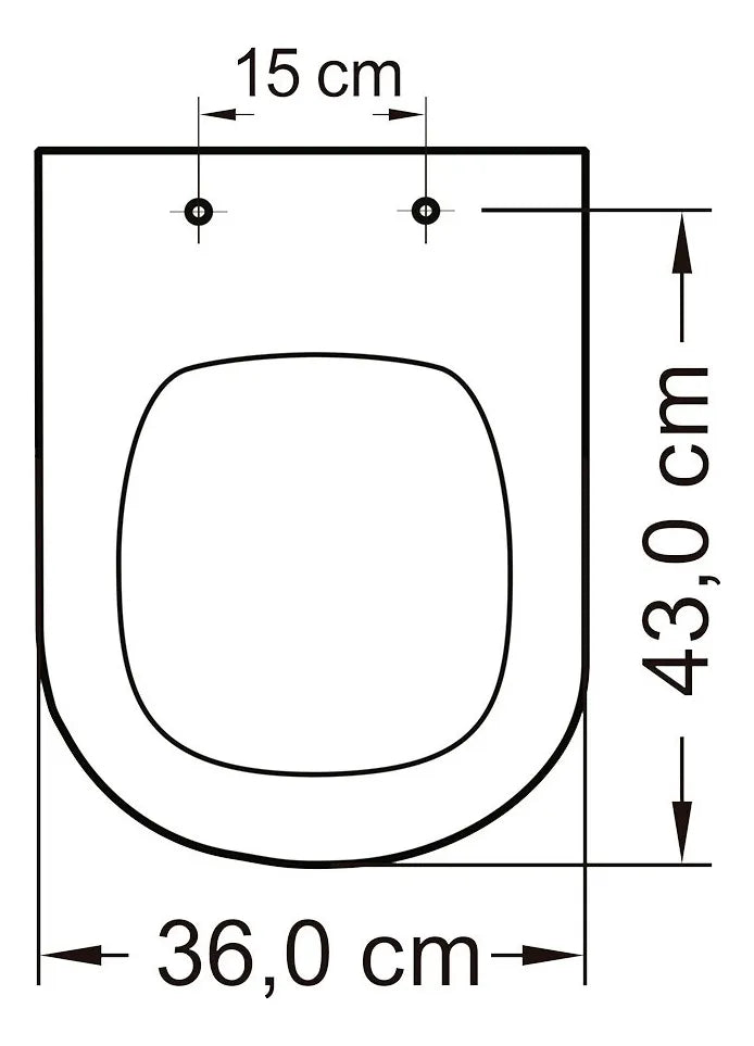 Assento Sanitario Etna PP Soft Close Branco - Tupan