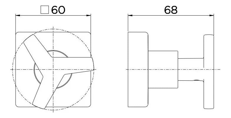 Acabamento Regisro City 11/2 00877306 - Docol