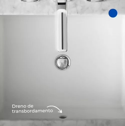 Cuba retangular de embutir Verticyl cor branco 438x330mm - Kohler
