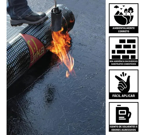 Primer Base Água para Manta Asfáltica Galão 3,6L -Sika