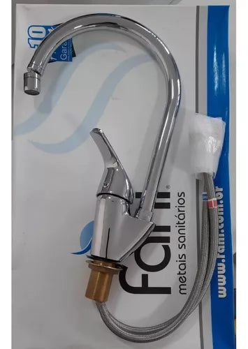 Misturador Monocomando Cozinha 6256 C620 Bica Alta Giratória - Fani