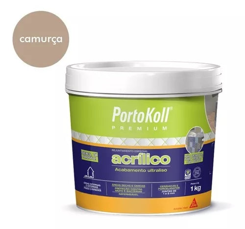 Rejunte Acrílico Camurça 1 Kg - Portokoll