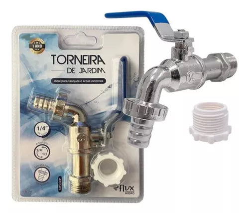 Torneira de Esfera Zamak 1/2- 3/4 - Flvx