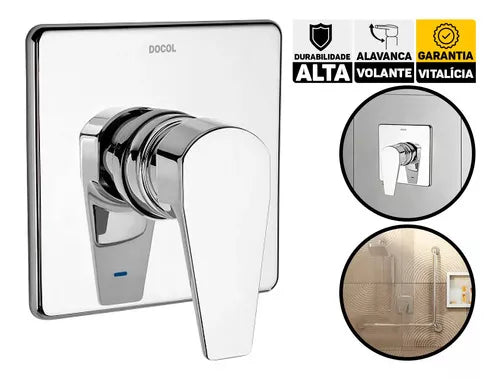 Acabamento Monocomando Chuveiro Lift 3/4 AV - Docol