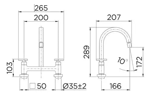 Misturador Para Cozinha Mesa Docol City - Docol