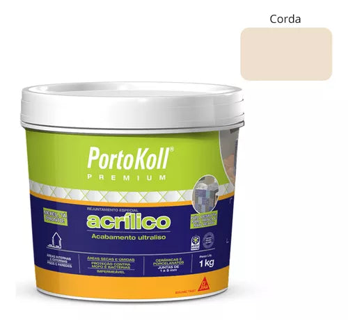 Rejunte Acrílico Corda 1 Kg - Portokoll