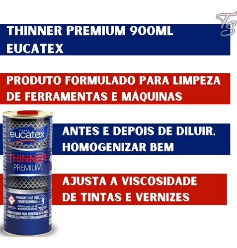Thinner Premium 9116 900ml - Eucatex