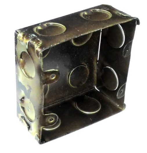 Caixa 4x4 Ferro Embutir - Plasmar