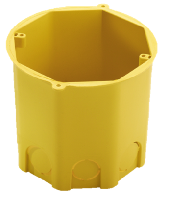 Caixa PVC 4 x 4 Octogonal FMD Alta Amarela - Sandalo