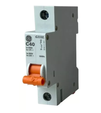 Disjuntor Din Unipolar 40A - GE