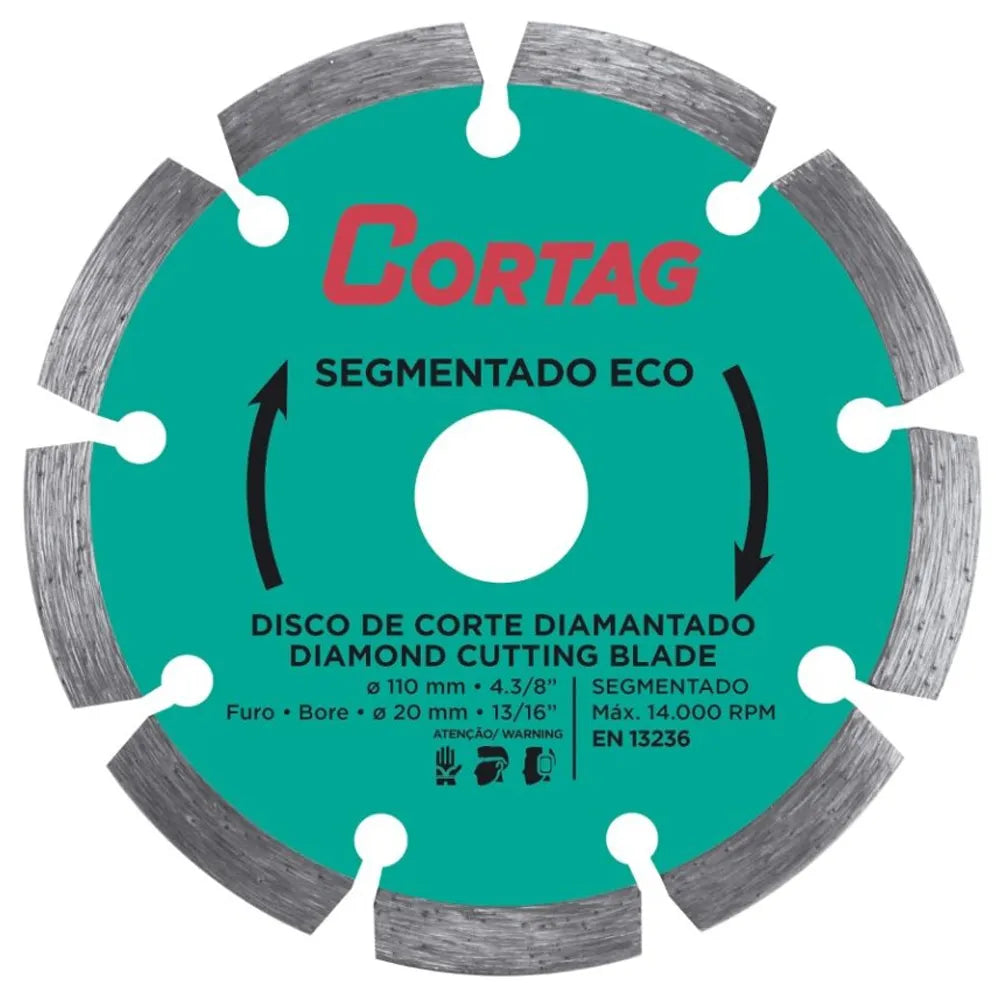 Disco Diamantado Cortag Segmentado Eco 61699 - Cortag