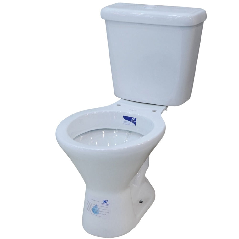 Bacia para caixa acoplada Ivy branca- Santa Clara