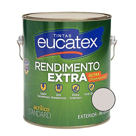 Tinta Acrílica Rendimento Extra 3,6L Gelo - Eucatex