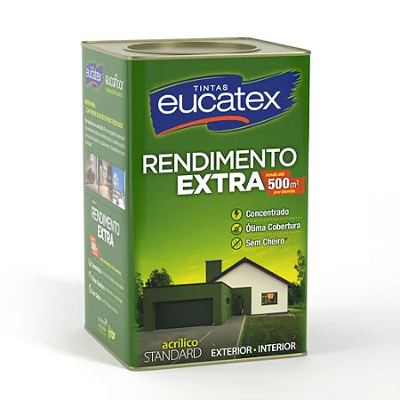 Tinta Acrílica Rendimento Extra 18L Bianco Sereno - Eucatex