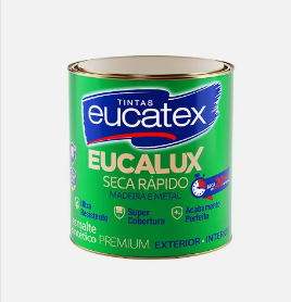 Tinta Esmalte Premium Brilhante 900ml Gelo - Eucatex