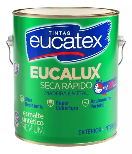Tinta Esmalte Premuim Brilhante 3,6L Marfim - Eucatex