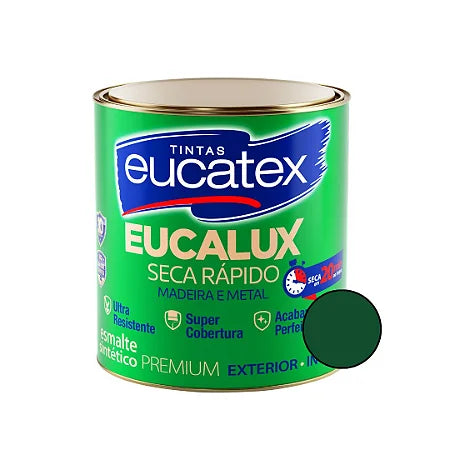 Tinta Esmalte Premium Brilhante 900ml Verde Colonial - Eucatex