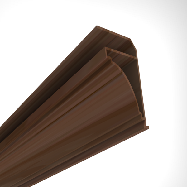 Moldura PVC Imbuia 6MT - Bariri