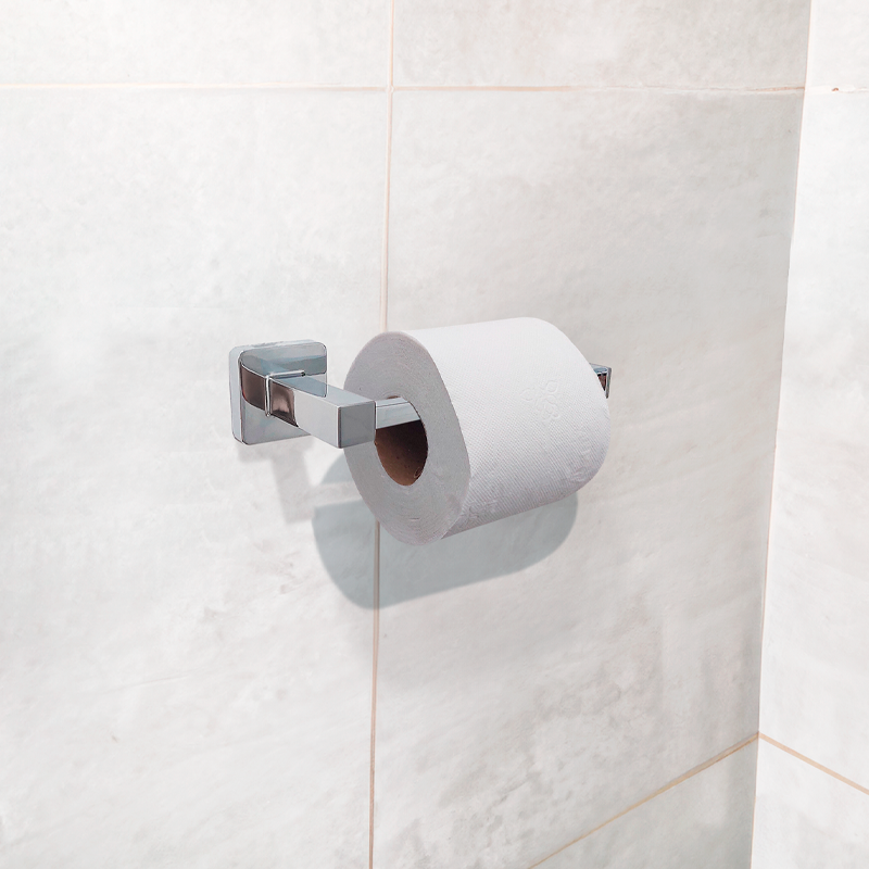 Porta Papel Higienico Quadrado Inox PPHCRO-ZM-Q - FLVX