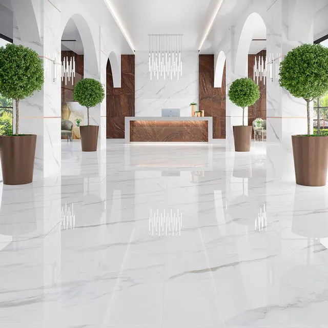 Porcelanato Calacata Altissimo Lux 90x90 Polido - Biancogres