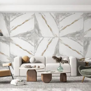 Porcelanato Calacata Oro Satin 90x90 Acetinado - Biancogres