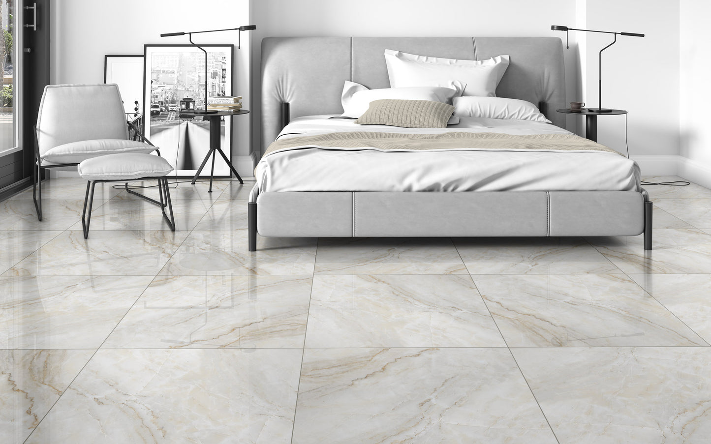 Piso Atenas 60x60 Brilhante - Lume