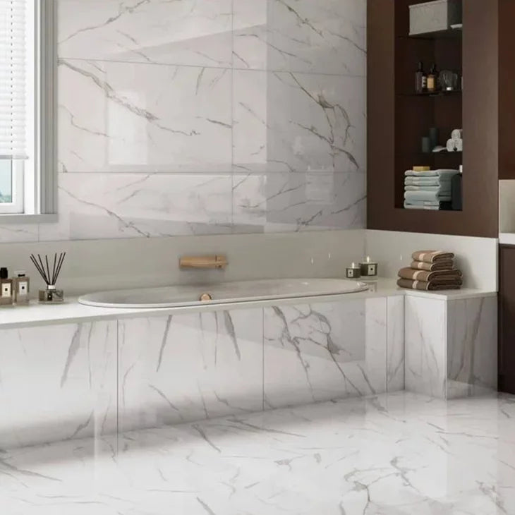 Piso Montreal Blanc 64x123 Acetinado - Embramaco