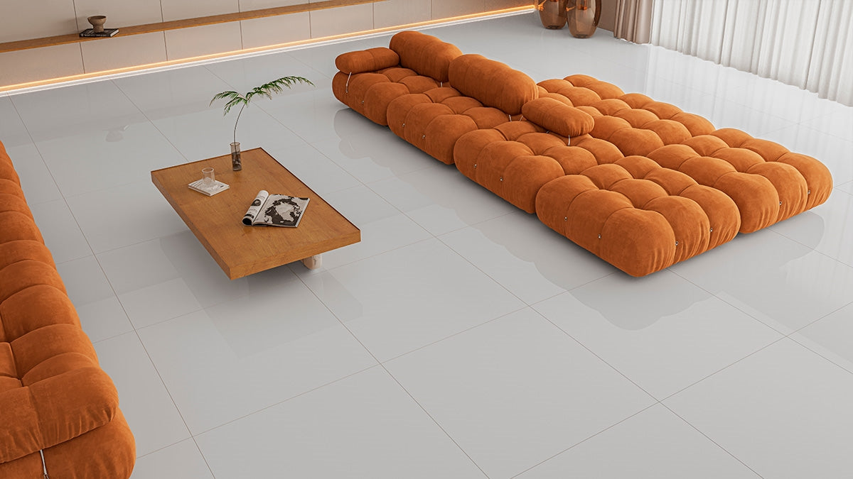 Piso Vitral White Lux 63x122 Polido - 63x122