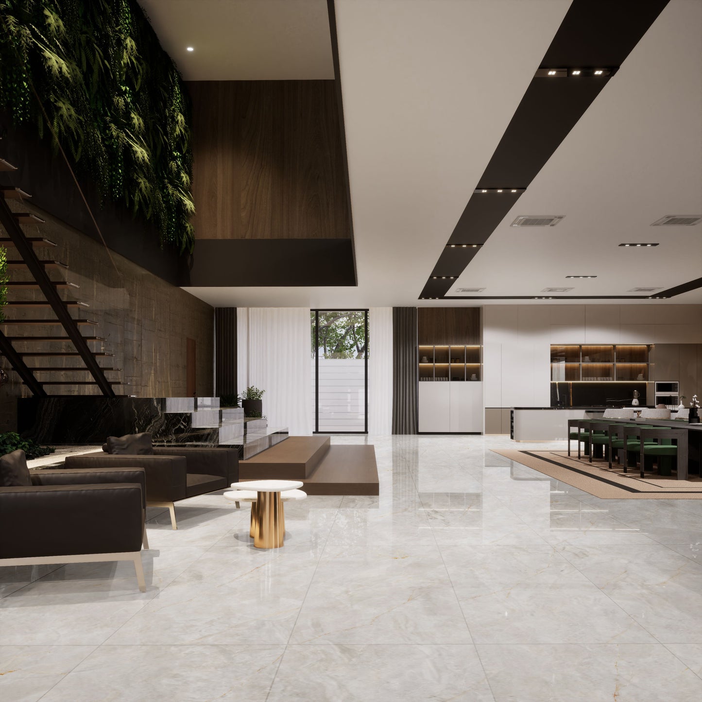 Piso Supra Onix Bianco 63x122 Polido - Embramaco