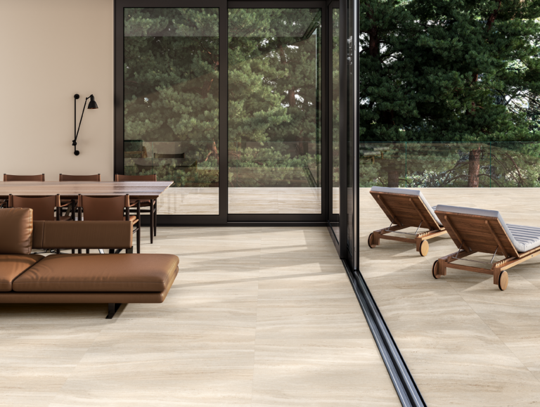 Porcelanato Travertino Bege 80x80 Acetinado - Incesa