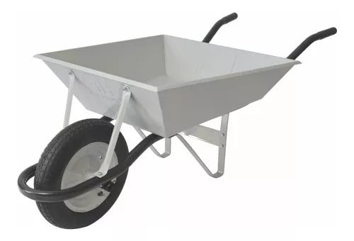 Carrinho de Mão Chapa 22 55Lts Pneu com Camara - HF