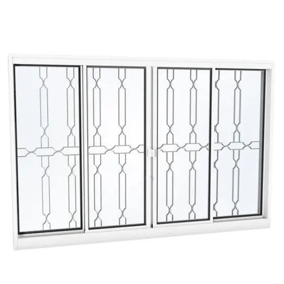 Janela Branca Elo 100X150 4 folhas-Vitralfer