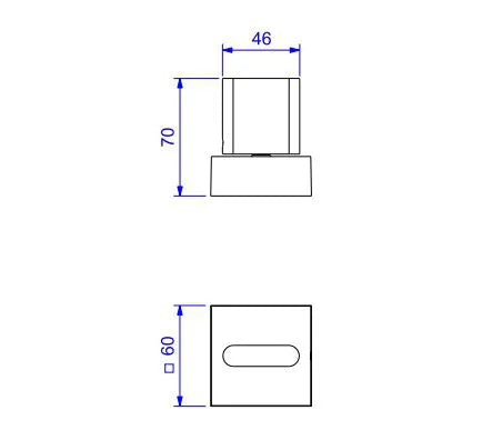 Acabamento Para Registro De Gaveta Polo 1/2" 3/4" 1" 4900 Cromado-Deca