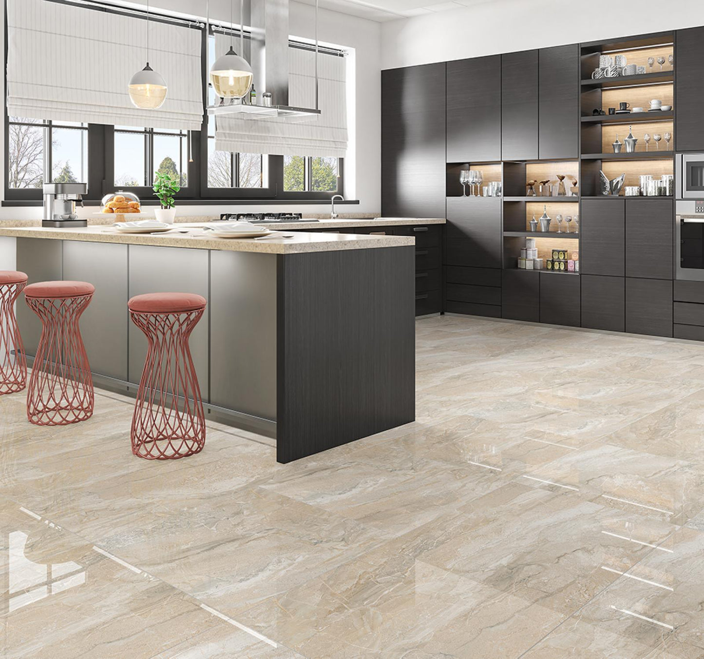 Piso 74X74 Inout Polido PPI70090R - Incefra