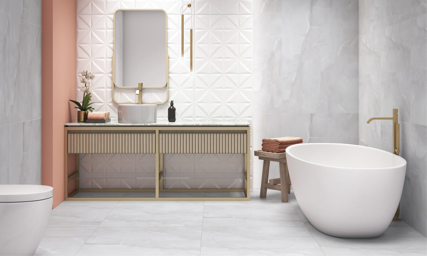 Porcelanato Gran Ônix Premium Lux P60543 62x121 - Embramaco